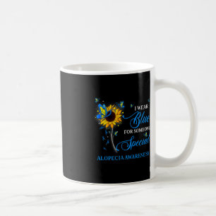 Caneca De Café Eu Visto Azul Para A Consciência Da Alopecia Giras