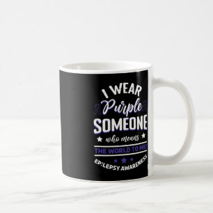 Caneca De Café Eu Visto Azul Para Alguém Significa A Epilepsia Mu