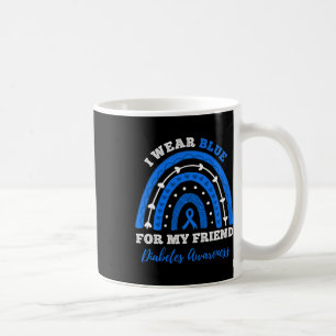 Caneca De Café Eu Visto Azul Para Meu Amigo T1d Diabetes Tipo 1 A