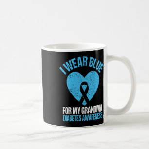 Caneca De Café Eu Visto Azul Para Minha Avó, Gran De Consciência