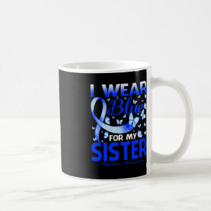 Caneca De Café Eu Visto Azul Para Minha Irmã Alopecia Manteiga De