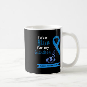 Caneca De Café Eu Visto Azul Para Minha Lua De Consciência Da Dia