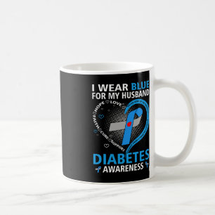 Caneca De Café Eu Visto Azul Para O Meu Marido Esperança Que Ame