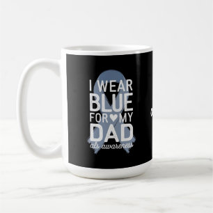 Caneca De Café Eu Visto Azul Para O Meu Pai Camisa ALS Presente D