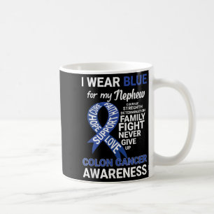 Caneca De Café Eu Visto Azul Para Presente De Consciencialização