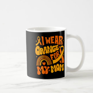 Caneca De Café Eu visto laranja para a conscientização do câncer 