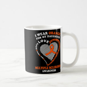 Caneca De Café Eu Visto Laranja Para Minha Filha Esclerose Múltip