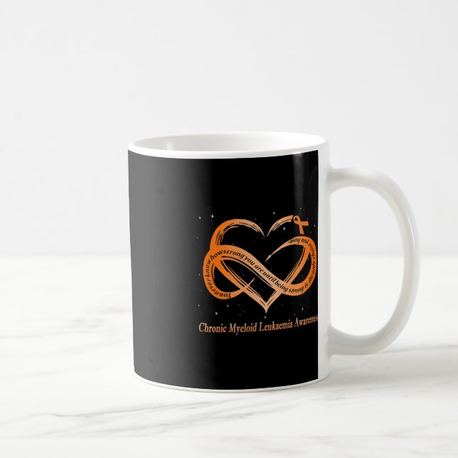 Caneca De Café Eu Visto Laranja Para O Guerreiro Da Leucemia Miel (Direita)