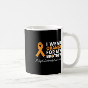 Caneca De Café Eu Visto Laranja Para O Meu Irmão, Sra. Friso De S