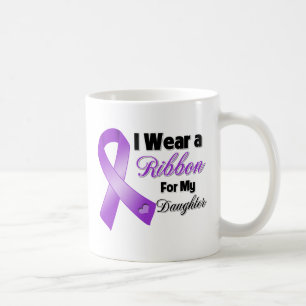 Caneca De Café Eu visto o roxo para minha filha