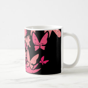 Caneca De Café Eu Visto Rosa Ama Minha Avó Cancer De Mama Awarene