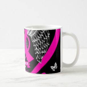 Caneca De Café Eu Visto Rosa Em Memória Da Minha Mulher Cancer Da