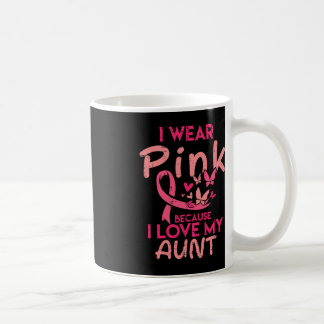 Caneca De Café Eu Visto Rosa Eu Amo Minha Tia Cancer De Mama Cons
