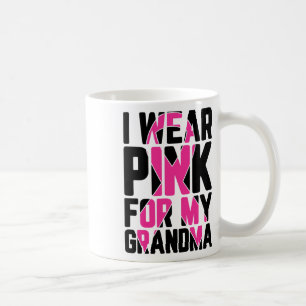 Caneca De Café Eu Visto Rosa Para A Consciência Do Cancer Da Minh