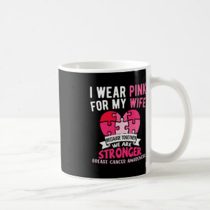 Caneca De Café Eu Visto Rosa Para A Minha Mulher Cancer Sensibili