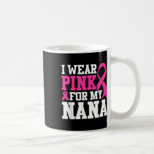 Caneca De Café Eu Visto Rosa Para A Sensibilização Do Cancer De M