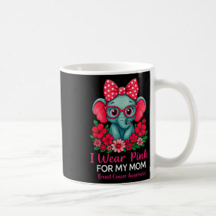 Caneca De Café Eu Visto Rosa Para O Cancer De Mama Elefante Da Mi
