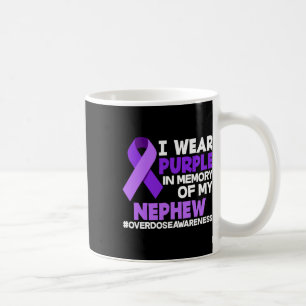 Caneca De Café Eu Visto Roxo Em Memória Da Sobredosagem Do Meu So