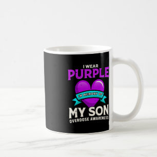 Caneca De Café Eu Visto Roxo Em Memória Do Meu Filho - Com Conhec