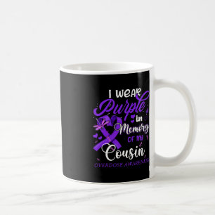 Caneca De Café Eu Visto Roxo Na Memória Para A Sobredosagem Do Me