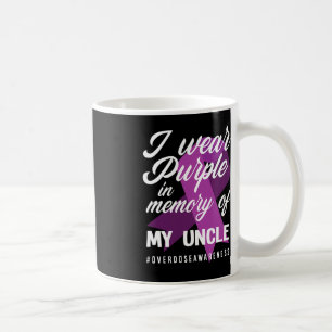 Caneca De Café Eu Visto Roxo Na Memória Para Minha Sobredosagem D