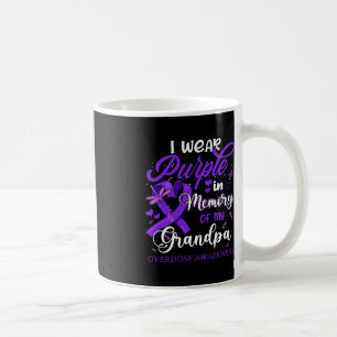 Caneca De Café Eu Visto Roxo Na Memória Pela Sobredosagem De Meu