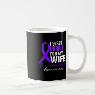 Caneca De Café Eu Visto Roxo Para A Consciência Do Câncer de pânc