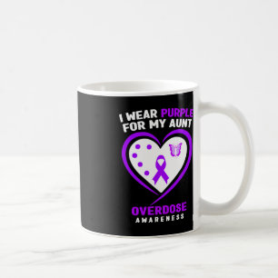 Caneca De Café Eu Visto Roxo Para A Minha Tia Sensibilizar