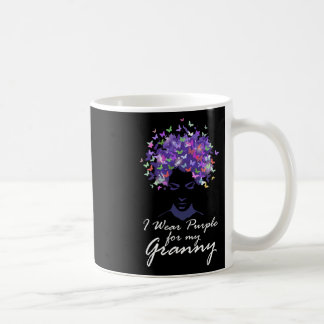 Caneca De Café Eu Visto Roxo Para Minha Avó Apoio Heimerheimer A