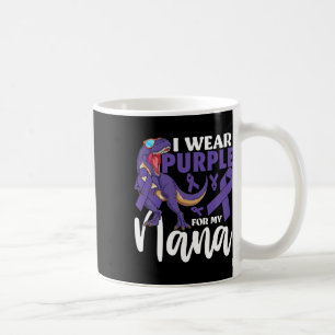 Caneca De Café Eu Visto Roxo Para Minha Câncer de pâncreas Nana A