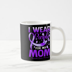 Caneca De Café Eu Visto Roxo Para Minha Mãe Câncer de pâncreas Aw