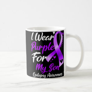 Caneca De Café Eu Visto Roxo Para O Meu Filho Dons De Consciência