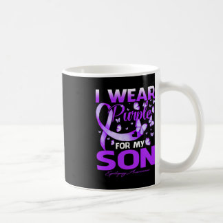 Caneca De Café Eu Visto Roxo Para O Meu Filho Sensibilizar A Epil