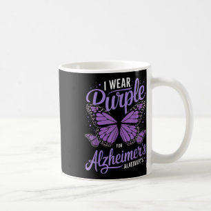 Caneca De Café Eu Visto Roxo Por Heimers Conscientes Heimers