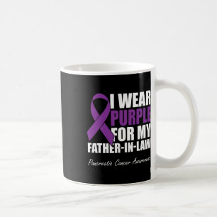 Caneca De Café Eu Visto Roxo Por Meu Pai-sogro, Pancreático,