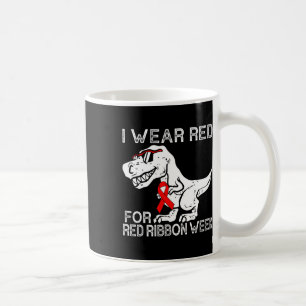 Caneca De Café Eu Visto Vermelho Para A Semana Vermelha Do Friso 