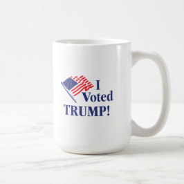 Caneca De Café Eu Votei Trump