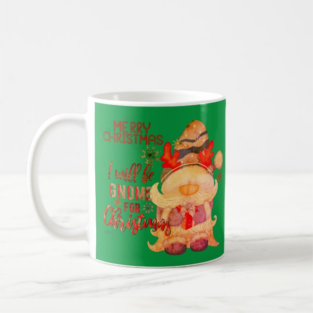 CANECA DE CAFÉ EU VOU SER NOME PARA O NATAL. (Esquerda)