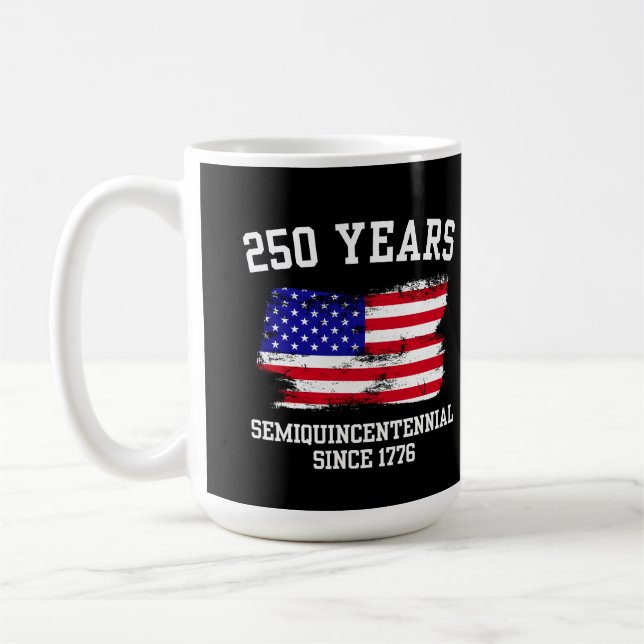 Caneca De Café EUA 250 Semiquincentenário (Esquerda)