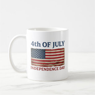 Caneca De Café EUA 4 de Julho 1776-2026 Bandeira Americana Vintag