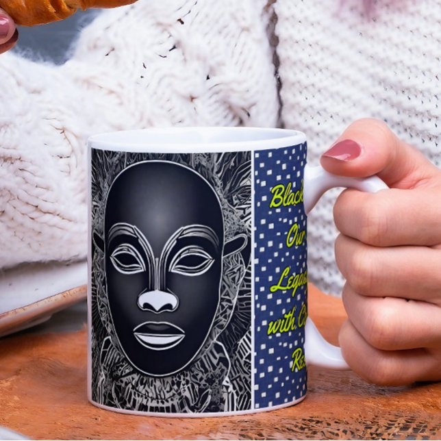Caneca De Café EUA Black History Month Coffee Mug (Black History Mugs and Cups, Black History Month, Black Americans, Black Historical, Black History C)