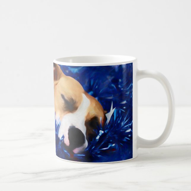 Caneca De Café EUA - Cachorro Americano Touro Terrier (Direita)