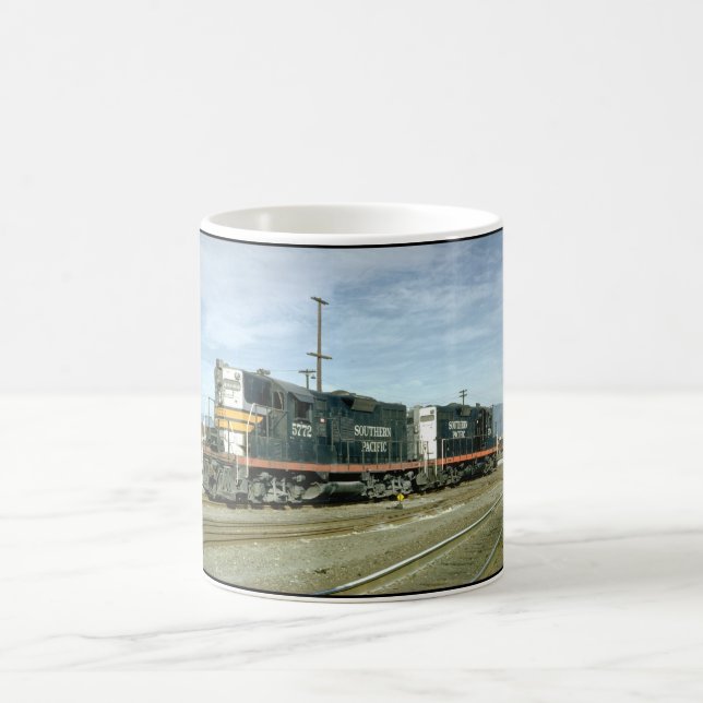Caneca De Café EUA, EMD_Trains pacífico do sul do mundo (Centro)