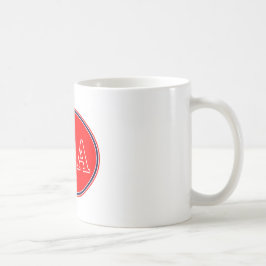 Caneca De Café EUA Red White e Blue 3 O MUSEUM Zazzle presentes
