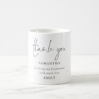 Eucalyptus Photo Obrigado por ser Bridesmaid
