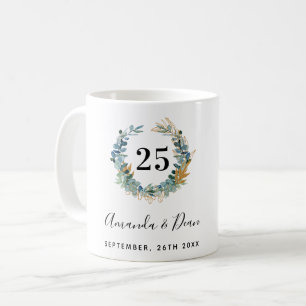 Caneca De Café eucalyptus wreath do 25