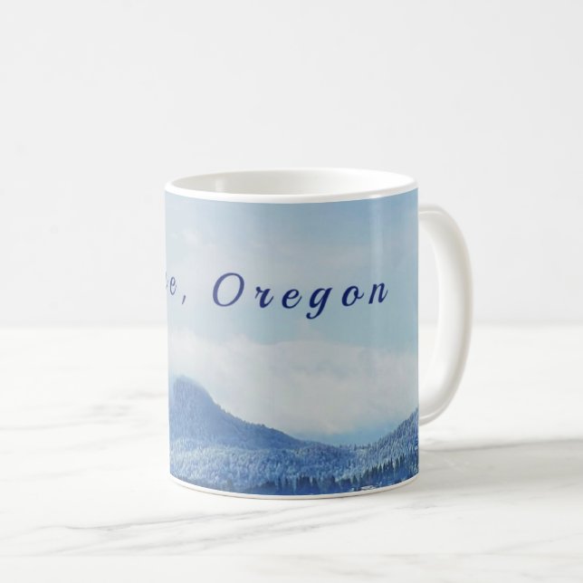 Caneca De Café "Eugene, Oregon" Coffee Mug (Frente Esquerda)