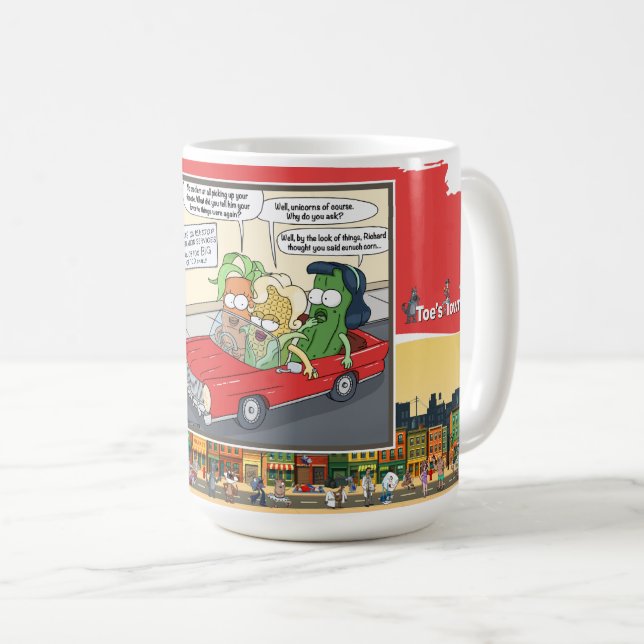 Caneca De Café Eunuch Corn | Congrats on Being Single Classic (Frente Esquerda)