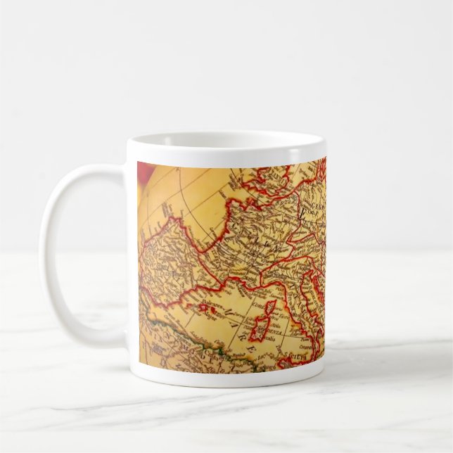 Caneca de café Europa 11 oz cerâmica W-PT ZLE (Esquerda)