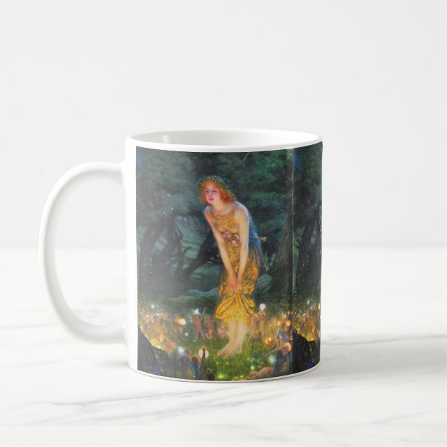 Caneca De Café Eva MidSummer (1908) por Edward Robert Hughes (Esquerda)